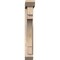 Ekena Millwork Merced Slat Smooth Bracket w/ Offset Brace, Douglas Fir, 5 1/2"W x 26"D x 38"H BKT0604X26X38MRC06SDF - alternate 4